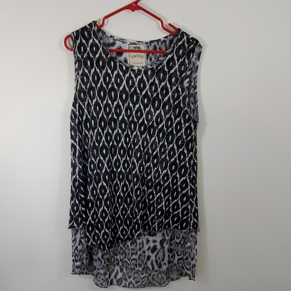 VINTAGE CONCEPT 2 Layer top sz M